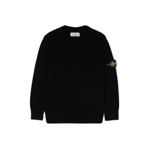 STONE ISLAND Черный Kids Свитеры