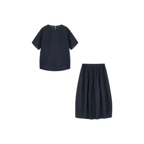 IHIMI Комплект с юбкой Женские Темно-синий