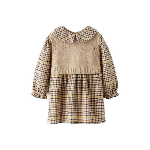 ZARA Детское платье цвет серый