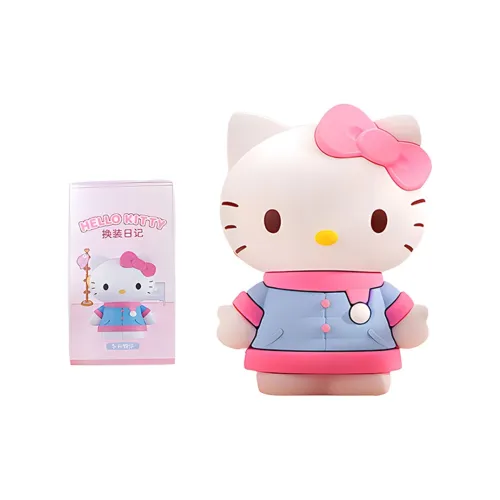 Санрио Hello Kitty Kuromi My Melody Cinnamoroll Хелло Китти Костюм Журнал Коллекция Фигурки в стиле чиби