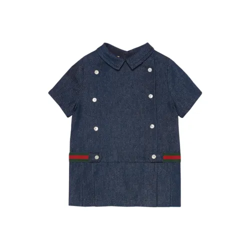 GUCCI Платье Темно-синий Infant и Toddler