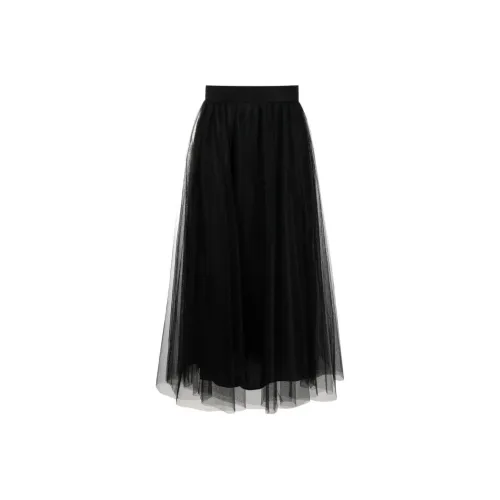 Zimmermann Повседневный Длинный Юбка Женские Черный