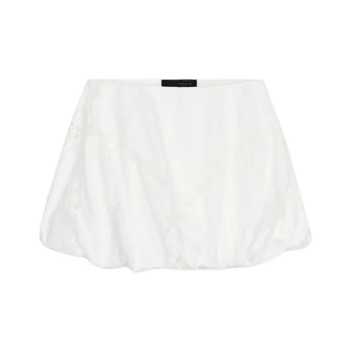 ZARA Повседневные короткие юбки Женские Белые