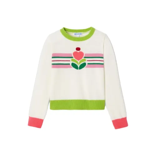 JACADI Свитер Хлопок Белый 707 Детский