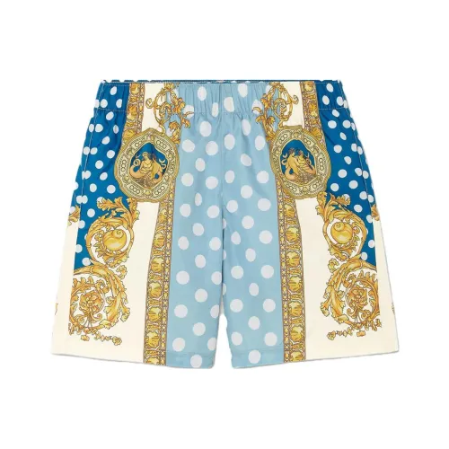 VERSACE Детский купальник SS23 Синий для малышей