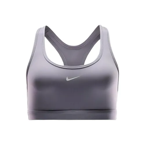 Nike Swoosh Свет Support Sports Нижнее белье Женское Платиновый Фиолетовый