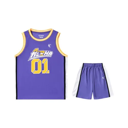 QIAODAN Повседневная спортивная одежда Рассветный пурпурный Подростки