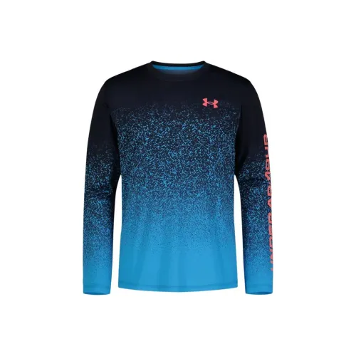Under Armour UA UPF T-Shirt Темно-Небесно-Синий Детский