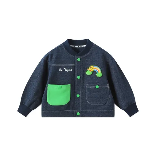 B.Duck Denim Куртка Темно-синяя Детская