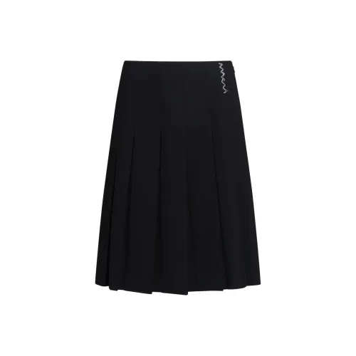 MARNI SS25 Повседневный Длинный Юбка Женские Черный