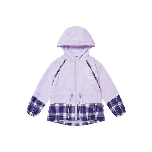 QIAODAN Детский топ Прозрачный фиолетовый Подростки