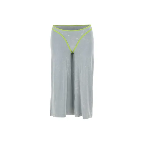 DIESEL Повседневный Длинный Юбка Женская Серый