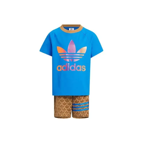 Adidas Originals Повседневная спортивная одежда Bird Перо Синий Детский