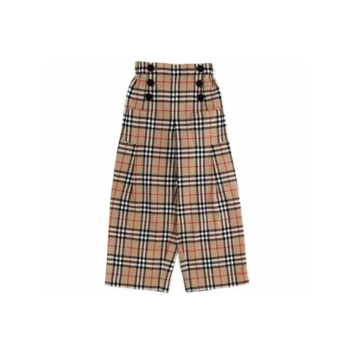 Burberry Khaki Kids Брюки