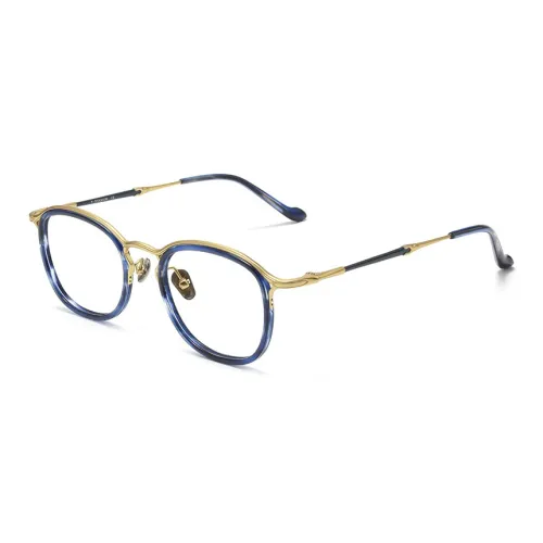 PSACSS Пластиковая оправа Чистый титан Круглые оправы для очков Унисекс