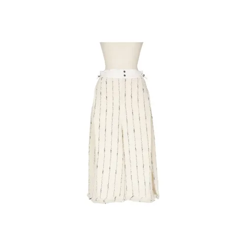 sacai Экрю Женские Повседневные Длинные Юбки