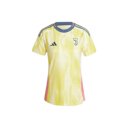 Adidas Juventus SS24 Футбол Джерси Женские Желто-Белые