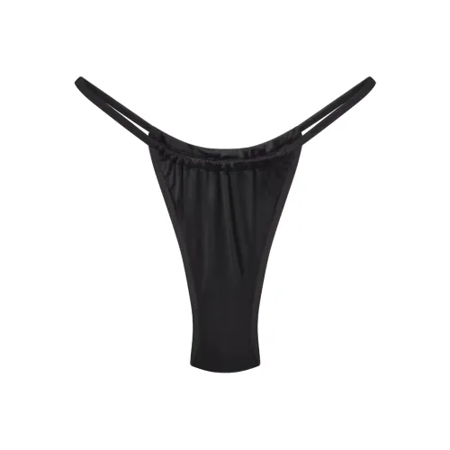 Khy FW24 DROP 010 Ruched Micro Bikini Bottom Swimwear Women's Black Кхи FW24 DROP 010 Ручная работа Micro Бикини Низ Плавательные шорты Женские Черные