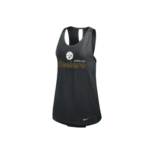 nike x NFL Pittsburgh Steelers Спортивные жилеты Женские Черный
