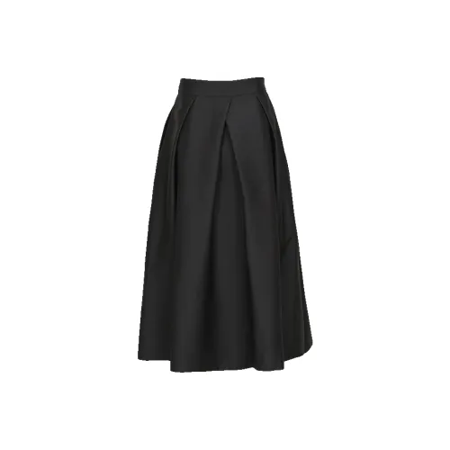 LIZZY Повседневная длинная юбка женская черная