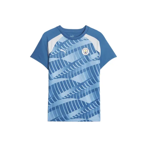 PUMA Manchester City Pre Match Jersey Футбол Jersey Женские Blue