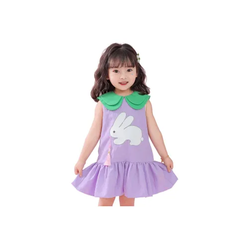 GLADDYBEAR Фиолетовые Платья для Детей