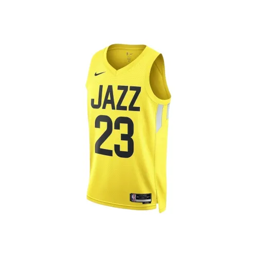 NBA Utah Jazz Детская баскетбольная футболка Nike Icon Swingman Gold Baby