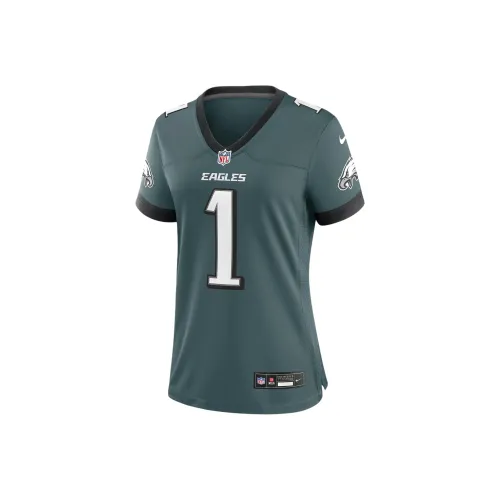 nike NFL Jalen Hurts Philadelphia Eagles Регби Джерси Женские Зеленый