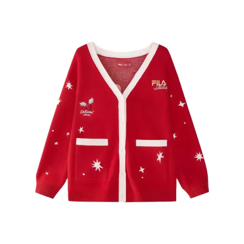 FILA KIDS x Cath Kidston Свитер Легендарный красный для детей 3-7 лет