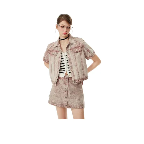 JORYAweekend Джинсовые шорты Женские Розовые