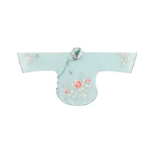 YICHENGFENGXU Ханьфу Женские Синий Зеленый