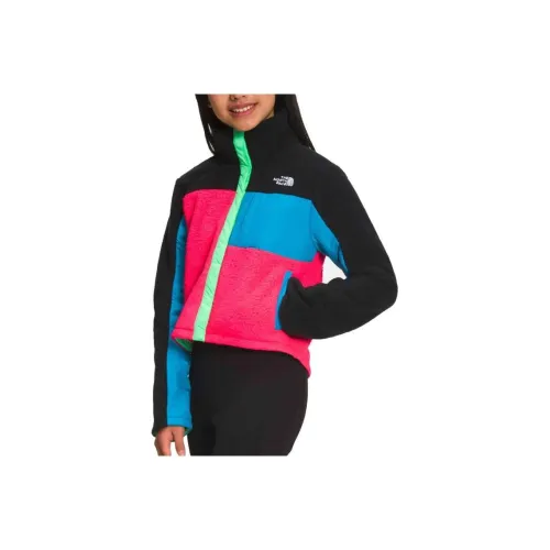 THE NORTH FACE Бархат Feel Куртка Детская Коралловый Черный