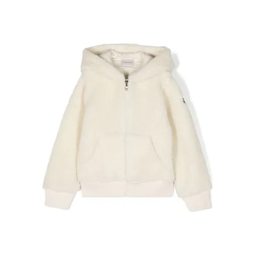 Moncler Вельвет Feel Куртка Мальчики Белый Детский