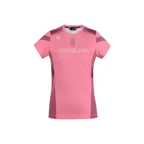 CORALIAN Бадминтон Джерси Женские Розовый