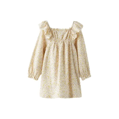 ZARA Платье Белое для детей 3-7 лет