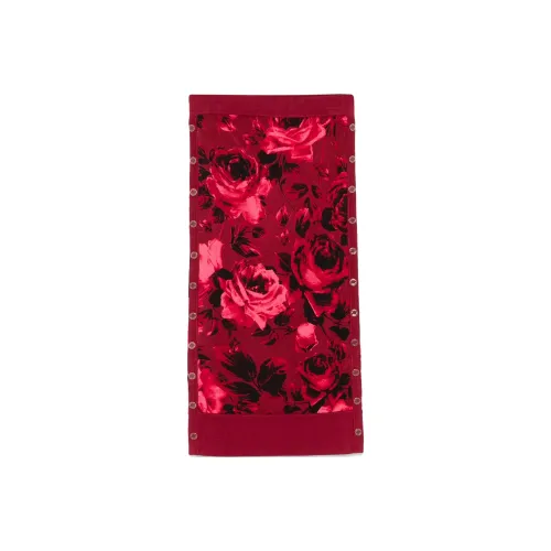 Blugirl Blumarine FW24 Повседневный Длинный Юбка Женская Темно-Красная