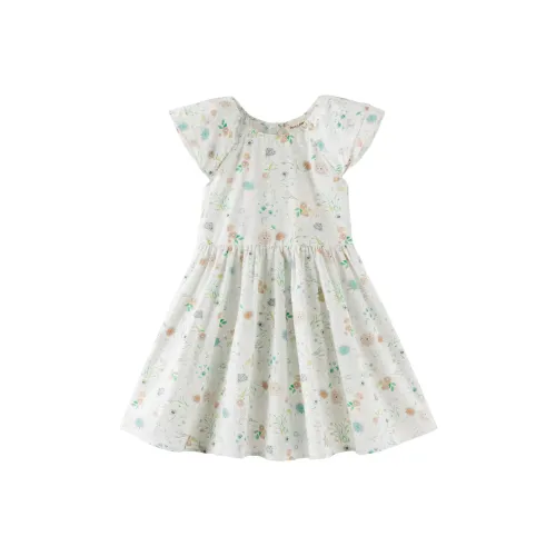 DAVE&BELLA Цветочный принт Платья для детей