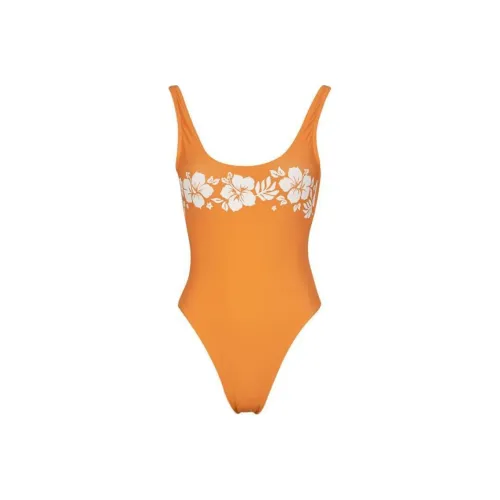BILLABONG Апельсиновые Женские Ван-Пис Купальники