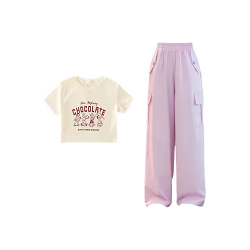 Elephants Повседневная спортивная одежда 9937 Белый +15029 Розово-фиолетовый Детский