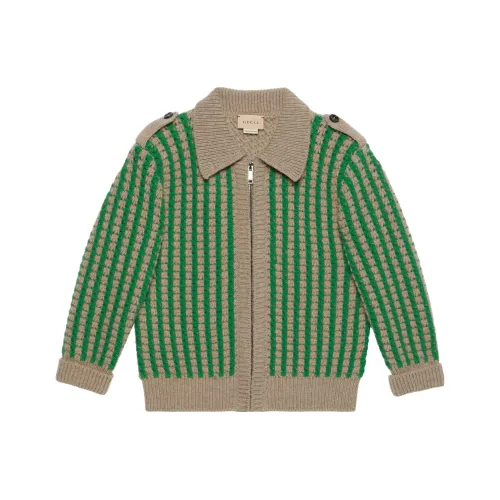 GUCCI Зеленый Kids Свитеры