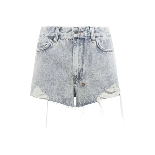 Ksubi FW24 Джинсовые шорты Женские Серый