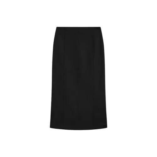 Massimo Dutti Повседневный Длинный Юбка Женские Черный