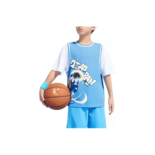 QIAODAN T-рубашка Каролина синяя для подростков