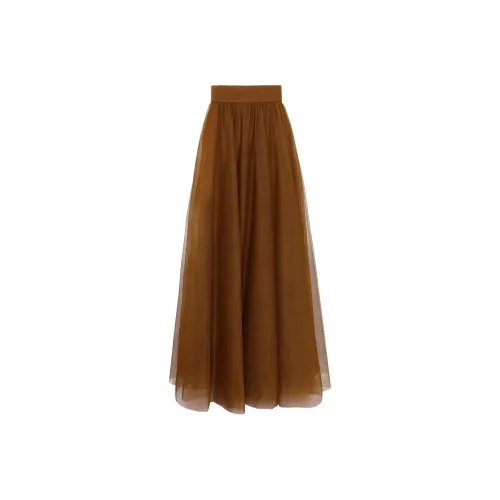 Zimmermann SS25 Повседневный Длинный Юбка Женские Earth Желтый