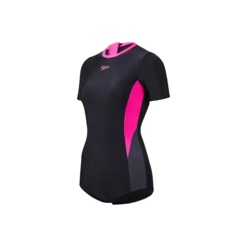 Speedo One-Piece Купальник Женские Черный Красный