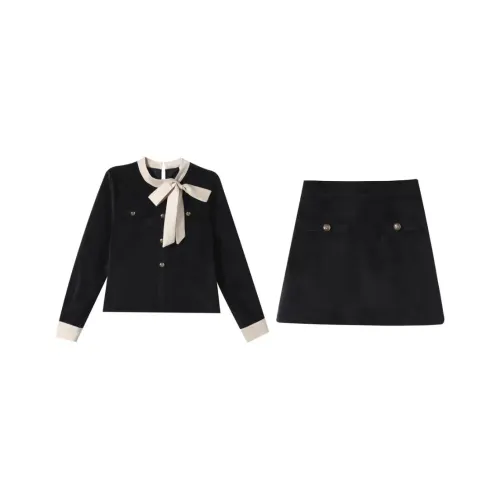 PUREIDOL Комплект с юбкой Женские Черный