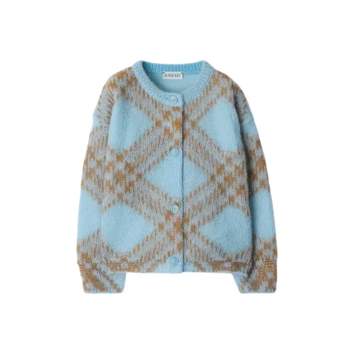 Burberry Свитер Сланцево-Синий Детский