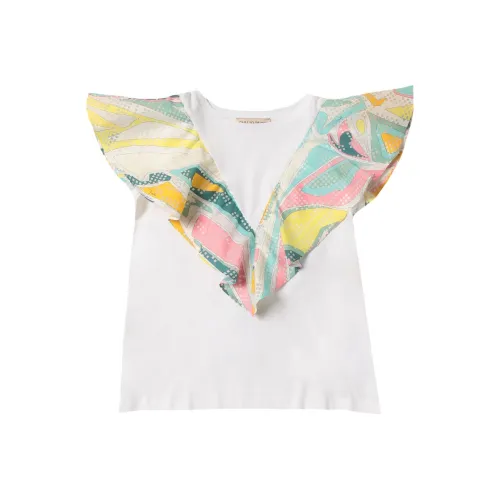 EMILIO PUCCI T-рубашка Белая Детская