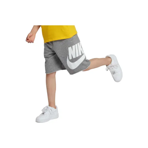 NIKE Вересковый серый Детские шорты