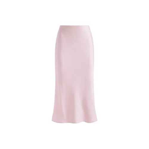 ALICE+OLIVIA SS25 Повседневный Длинный Юбка Женские Розовый
